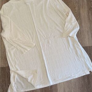 J. Jill Cream Tunic Top